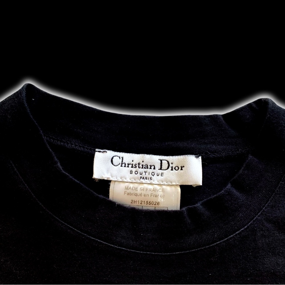 Vintage Christian Dior Black and Red J’adore Dior Shirt - Picture 12 of 14